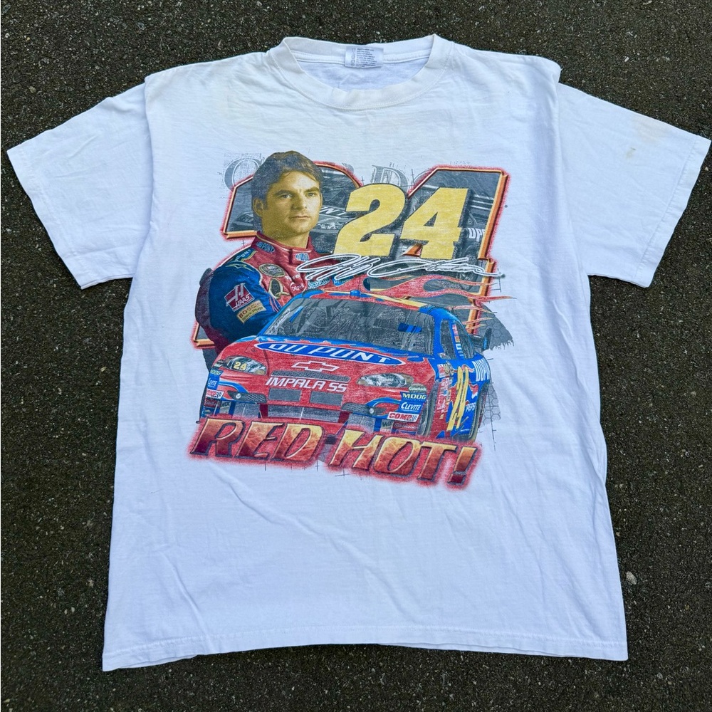 Vintage Y2K 2000 Jeff Gordon NASCAR Racing Tee Shirt